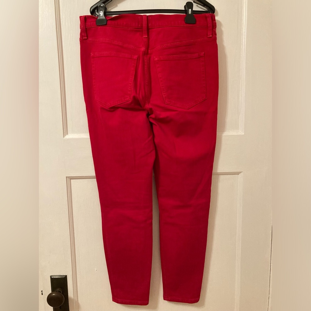 J Crew Red Jeans - Picture 2 of 4